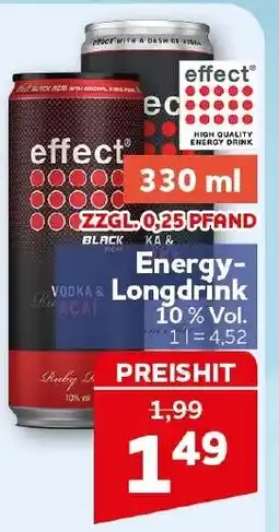 CENTERSHOP effect Energy-Longdrink Angebot