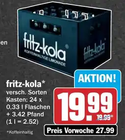 HIT fritz-kola Angebot