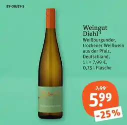 tegut Weingut Diehl Weißburgunder Angebot