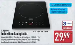 Aldi Nord AMBIANO Induktionskochplatte Angebot