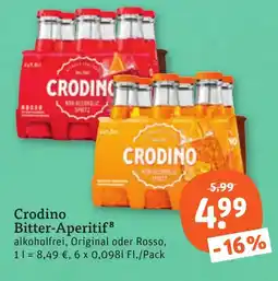 tegut Crodino Bitter-Aperitif Angebot
