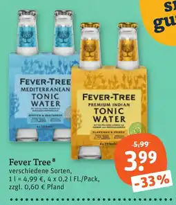 tegut Fever Tree Tonic Water Angebot