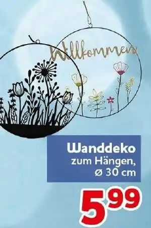 CENTERSHOP Wanddeko zum Hängen Angebot