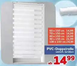 CENTERSHOP PVC-Doppelrollo Angebot
