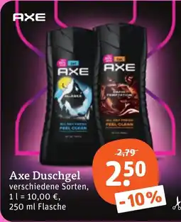 tegut Axe Duschgel Angebot
