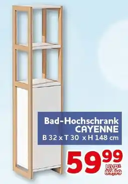 CENTERSHOP Bad-Hochschrank CAYENNE Angebot