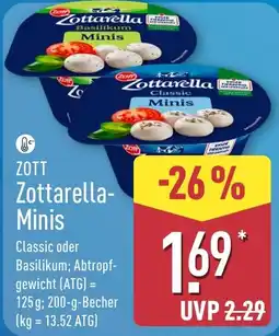 Aldi Nord Zott Zottarella-Minis Angebot