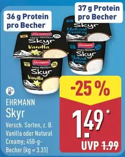 Aldi Nord EHRMANN Skyr Angebot
