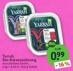 tegut Yarrah Bio-Katzennahrung Angebot