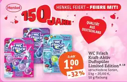 tegut WC Frisch Kraft-Aktiv Duftspüler Limited Edition Angebot
