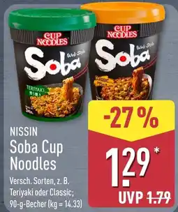 Aldi Nord NISSIN Soba Cup Noodles Angebot