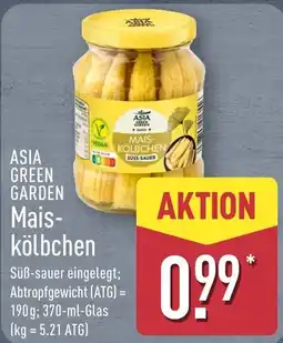 Aldi Nord ASIA GREEN GARDEN Mais-kölbchen Angebot
