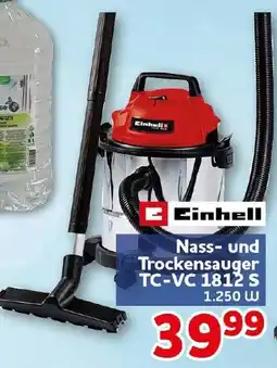 CENTERSHOP Einhell Nass- und Trockensauger TC-VC 1812 S Angebot