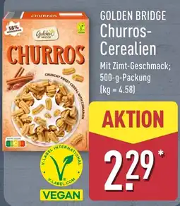 Aldi Nord Golden Bridge Churros-Cerealien Angebot