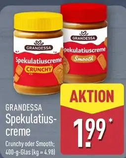 Aldi Nord GRANDESSA Spekulatiuscreme Angebot