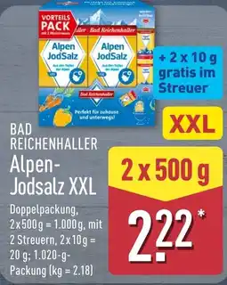Aldi Nord Bad Reichenhaller Alpen-Jodsalt XXL Angebot