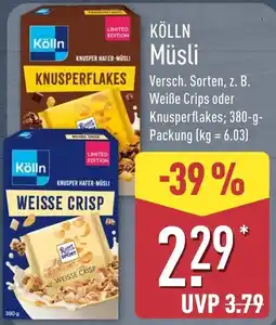 Aldi Nord Kölln Müsli Angebot