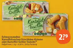 tegut Schwarmstedter Kartoffeltaschen Frischkäse-Kräuter Angebot