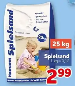 CENTERSHOP Hamann Spielsand Angebot