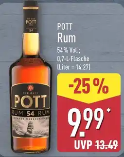 Aldi Nord POTT Rum Angebot