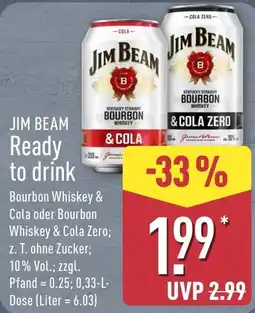 Aldi Nord JIM BEAM Ready to drink Angebot