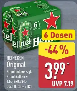 Aldi Nord Heineken Original Angebot