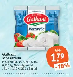 tegut Galbani Mozzarella Angebot