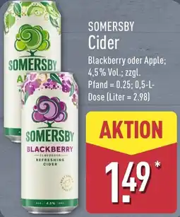 Aldi Nord SOMERSBY Cider Angebot