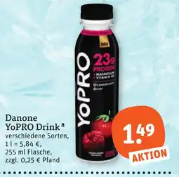 tegut Danone YoPRO Drink Angebot