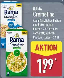 Aldi Nord Rama Cremefine Angebot