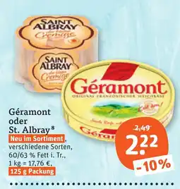 tegut Géramont oder St. Albray Angebot