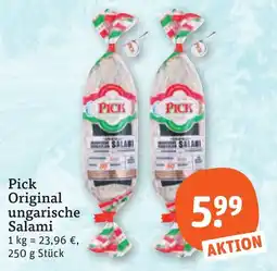tegut Pick Original ungarische Salami Angebot