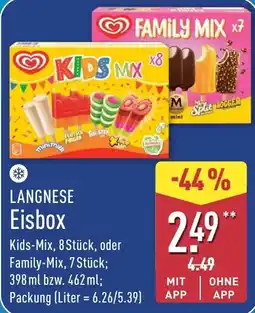 Aldi Nord LANGNESE Eisbox Angebot