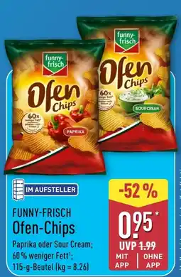 Aldi Nord FUNNY-FRISCH Ofen-Chips Angebot