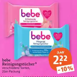 tegut bebe Reinigungstücher Angebot