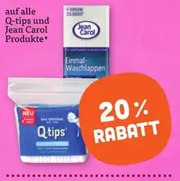 tegut Q-tips und Jean Carol Angebot