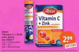 tegut Abtei Vitamin C + Zink Angebot
