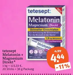 tegut tetesept Melatonin + Magnesium Direkt Angebot