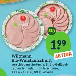 tegut Wiltmann Bio-Wurstaufschnitt Angebot