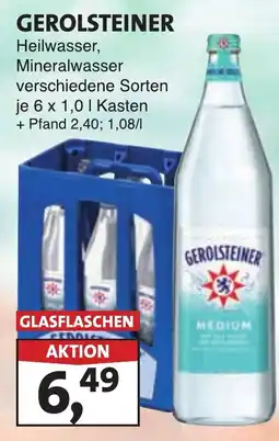 Lösch Depot GEROLSTEINER Heilwasser, Mineralwasser Angebot