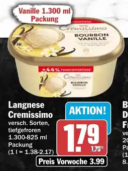 AEZ Langnese Cremissimo Angebot