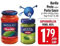 Edeka Barilla Pesto oder Pasta-Sauce Angebot