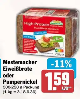 AEZ Mestemacher Eiweißbrote Angebot