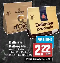 AEZ Dallmayr Kaffeepads Angebot