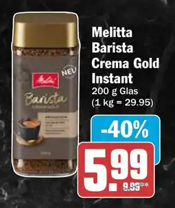 AEZ Melitta Barista Crema Gold Instant Angebot