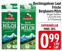 Edeka Berchtesgadener Land Frische Bergbauern Milch Angebot