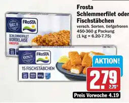 AEZ Frosta Schlemmerfilet oder Fischstäbchen Angebot