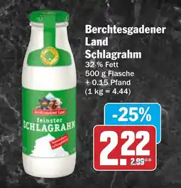 AEZ Berchtesgadener Land Schlagrahm Angebot