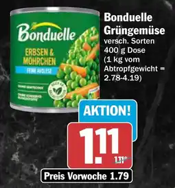 AEZ Bonduelle Grüngemüse Angebot