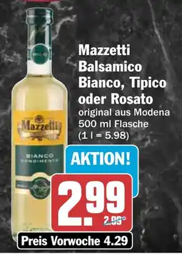 AEZ Mazzetti Balsamico Bianco, Tipico Angebot